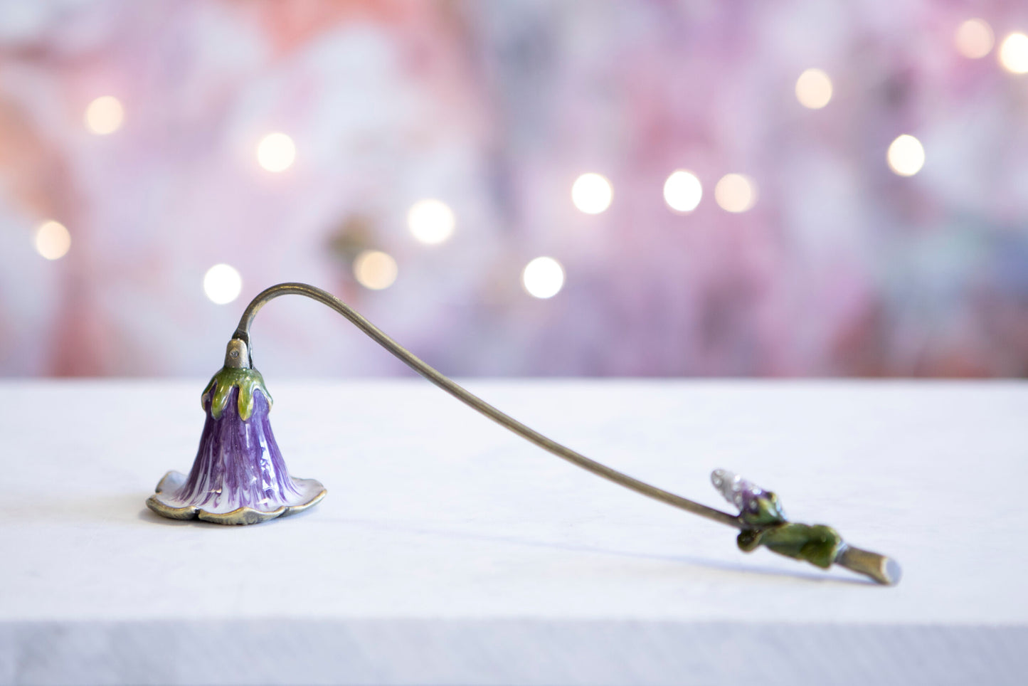 Vintage Style Lily Floral Candle Snuffer