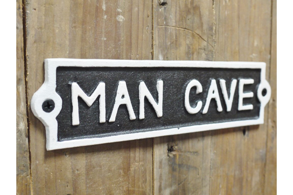 Man Cave Metal Sign
