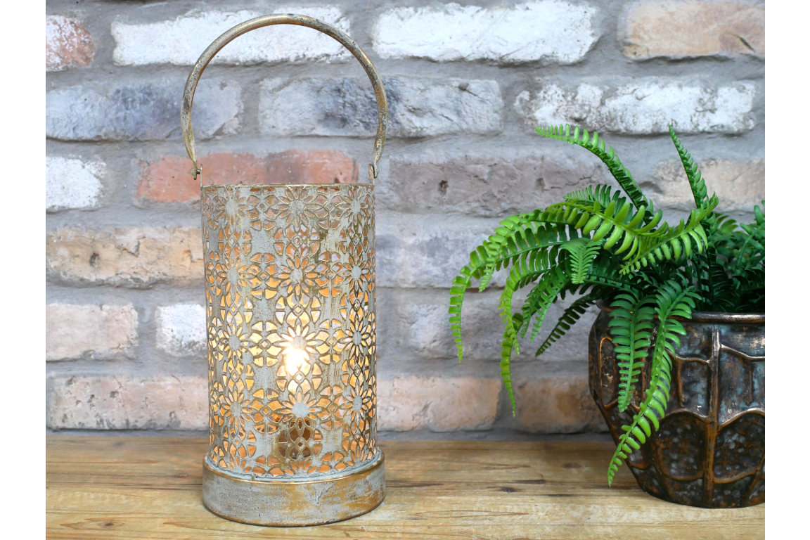 Moroccan Style Battery Operated Lamp Light
