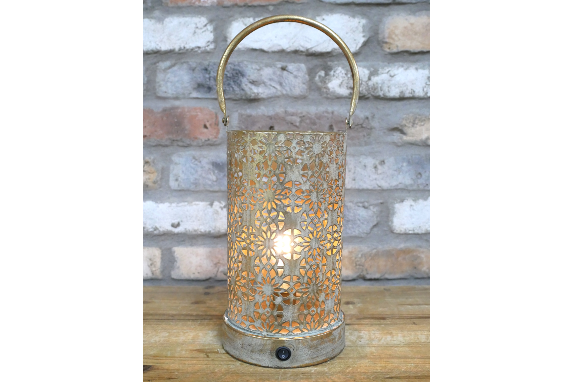 Moroccan Style Battery Operated Lamp Light