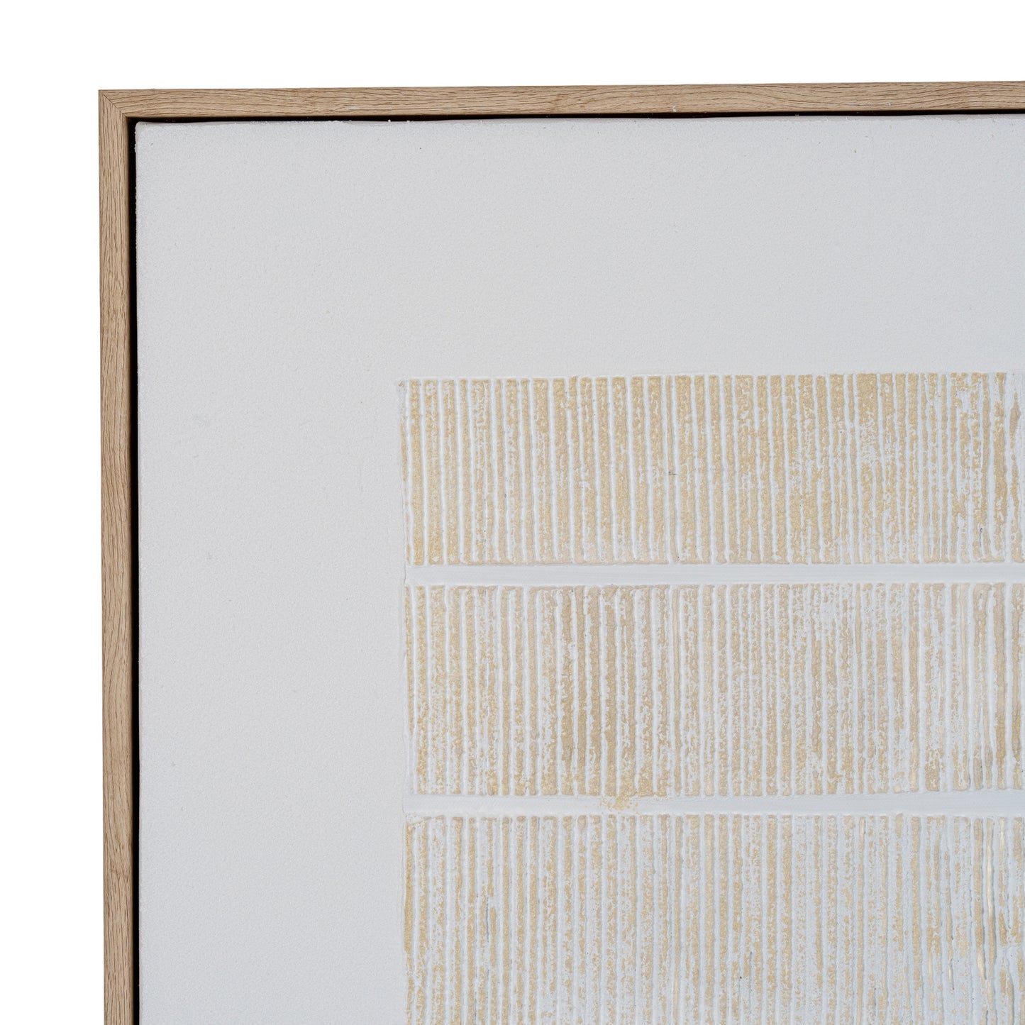 Textured Line Artwork Canvas in Frame