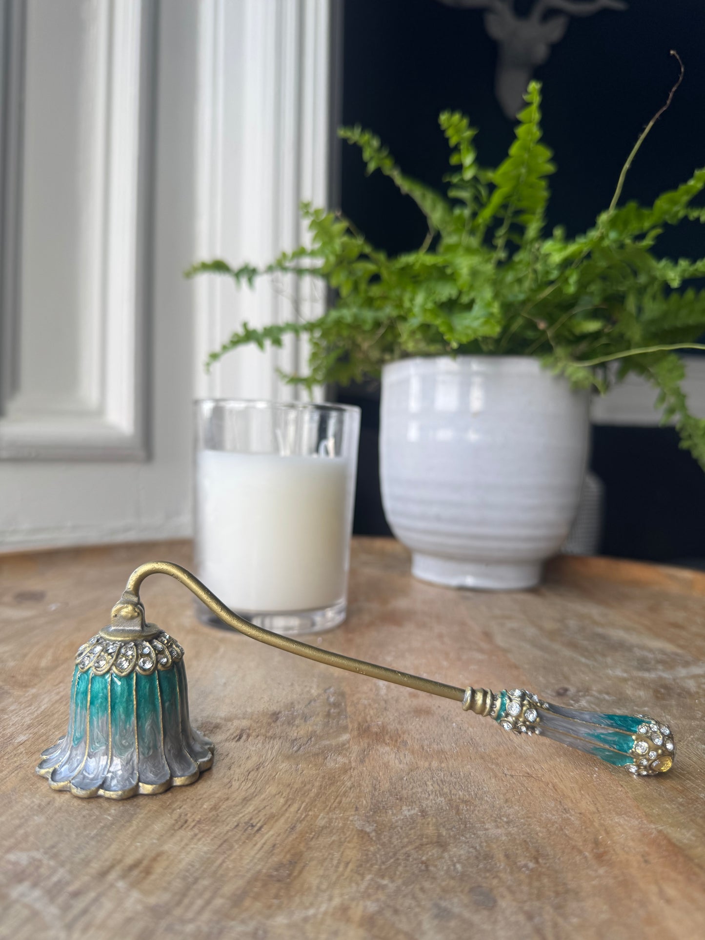 Ornate Azure Candle Snuffer