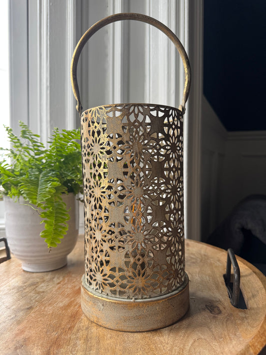 Moroccan Style Battery Operated Lamp Light