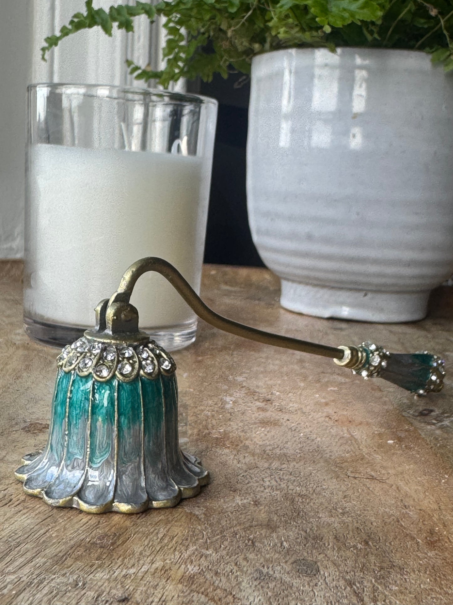 Ornate Azure Candle Snuffer