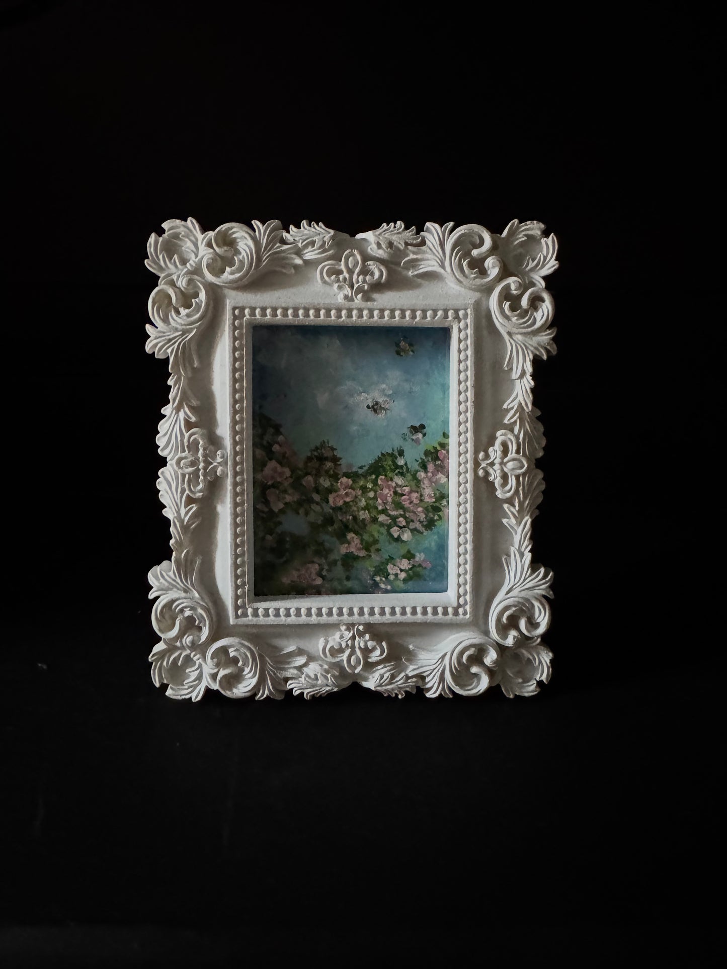 Original Gouache Mini Painting - Spring Blossom