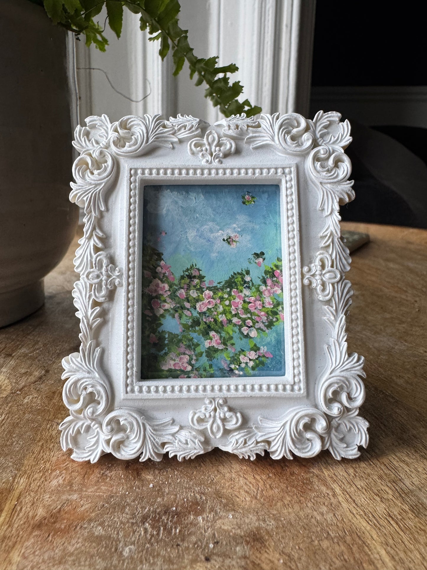 Original Gouache Mini Painting - Spring Blossom