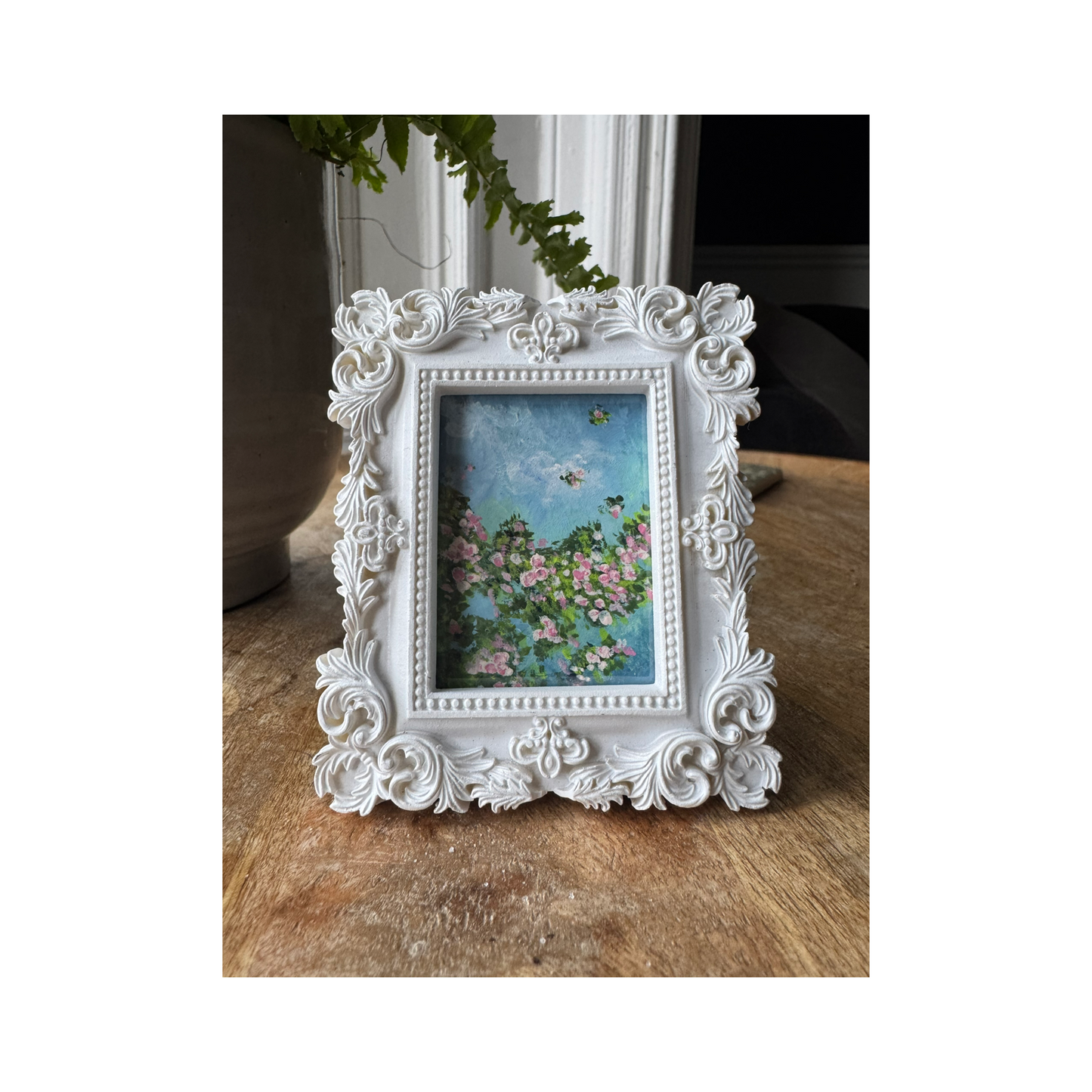 Original Gouache Mini Painting - Spring Blossom