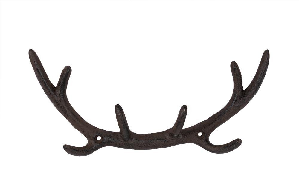 Antler Stag Deer Coat Hook Metal Shabby Chic