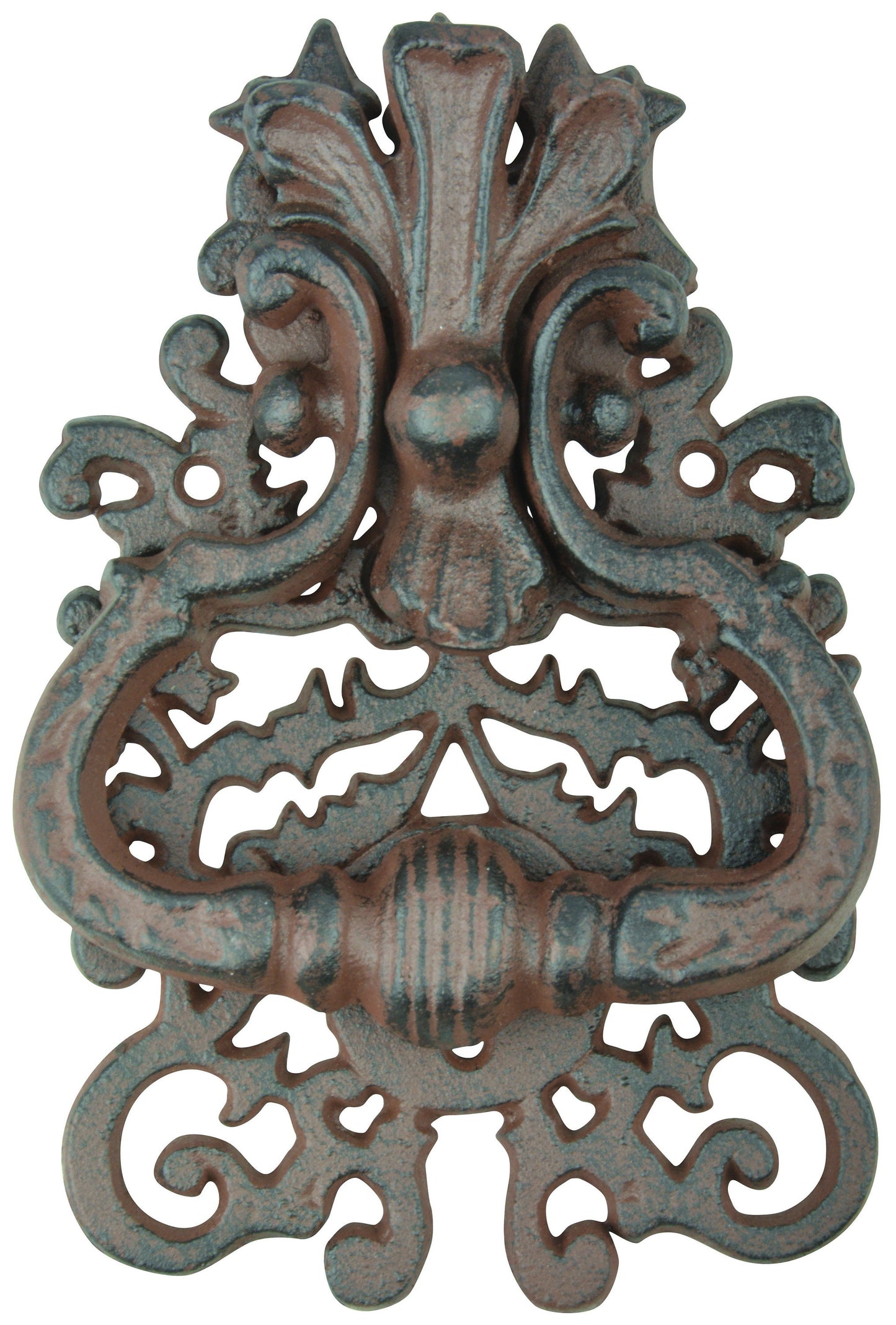 Door Knocker Cast Iron Ornate Rustic Antique Style