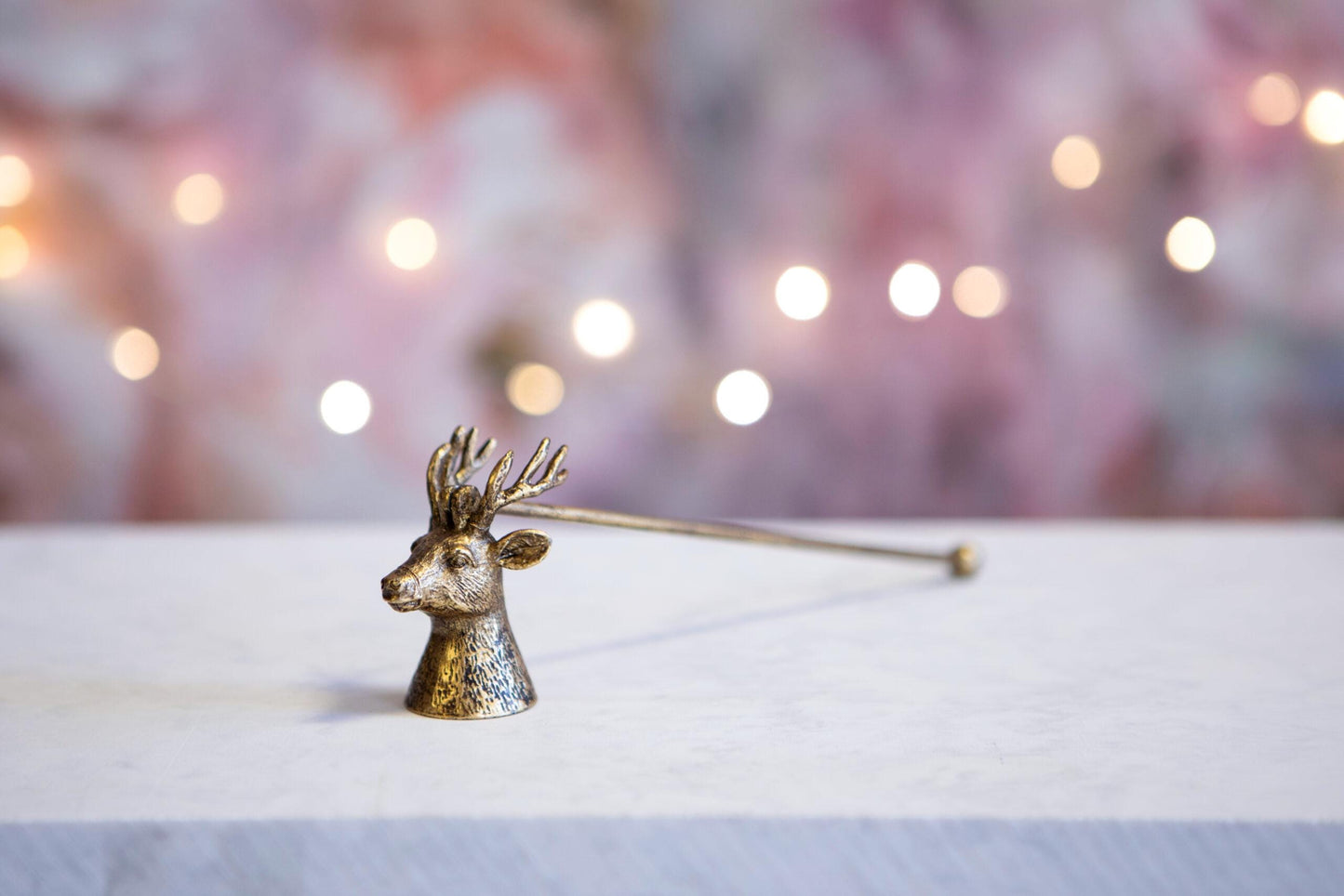 Golden Stag Candle Snuffer Extinguisher Vintage Style