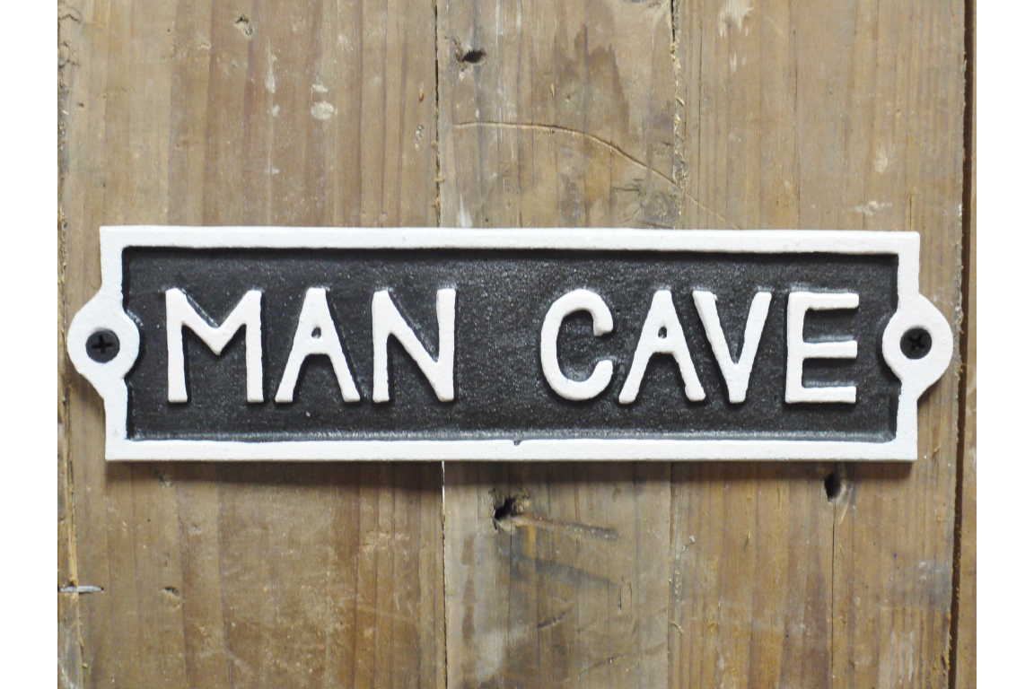 Man Cave Metal Sign